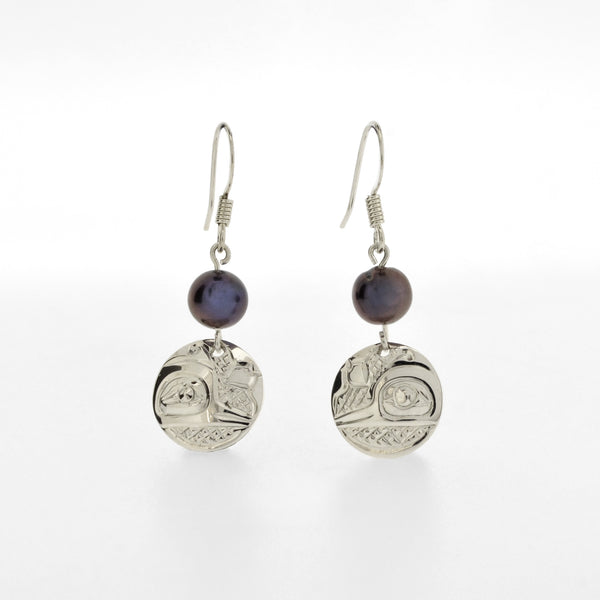 Sterling Silver Earrings with Freshwater Pearls | Various Designs by Carrie Matilpi