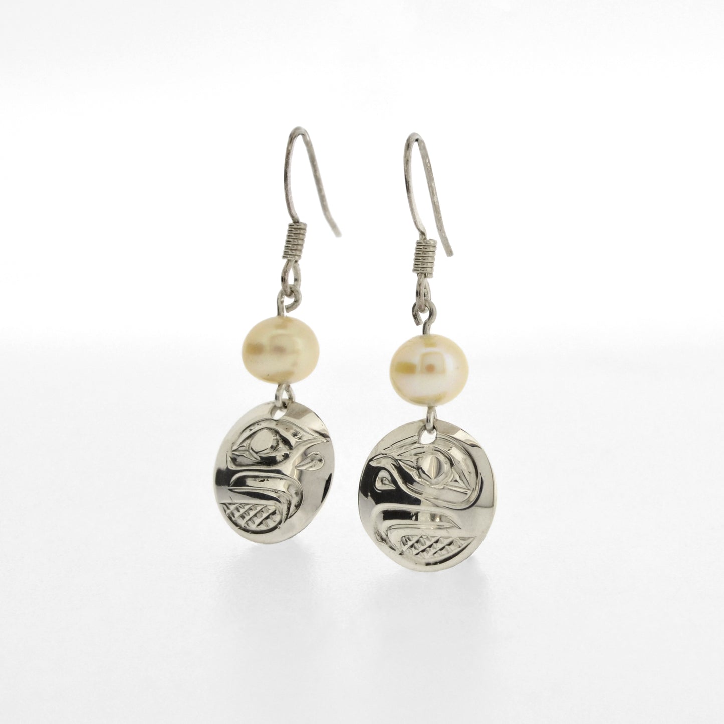 Sterling Silver Earrings with Freshwater Pearls | Various Designs by Carrie Matilpi