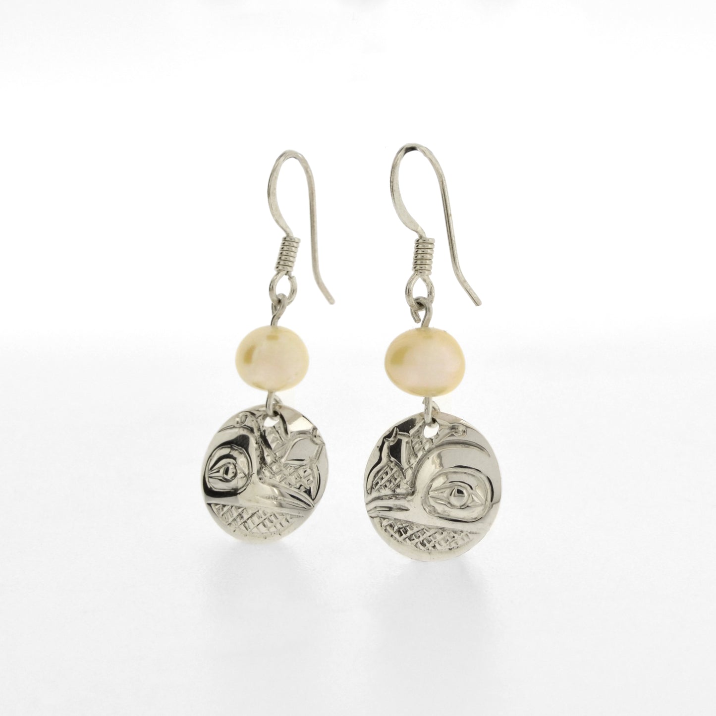 Sterling Silver Earrings with Freshwater Pearls | Various Designs by Carrie Matilpi