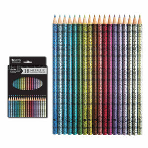 Metallic Colouring Pencils | Feather by Simone Diamond