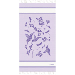 Woven Cotton Towel | Hummingbird by Simone Diamond