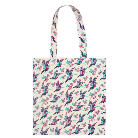 Cotton Eco Tote Bag | Hummingbird by Karen Francis