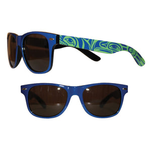 Glossy Frame Duotone UV 400 Sunglasses | Eagle & Whale by Paul Windsor