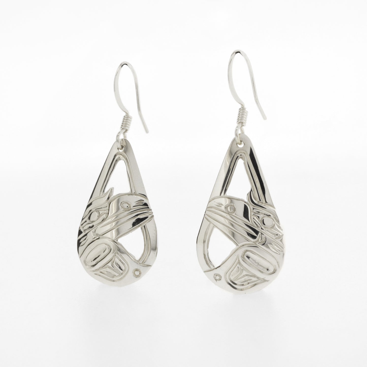 Sterling Silver Teardrop Earrings | Various Designs by Harold Alfred