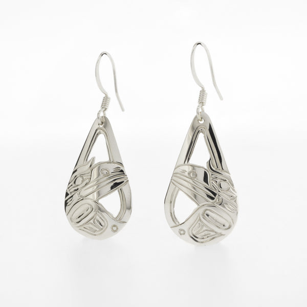 Sterling Silver Teardrop Earrings | Various Designs by Harold Alfred