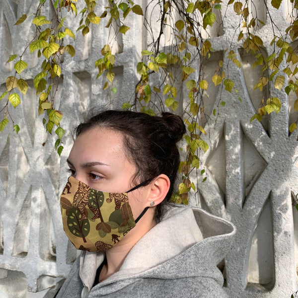 Cotton Face Mask | Sasquatch by Francis Horne Sr.