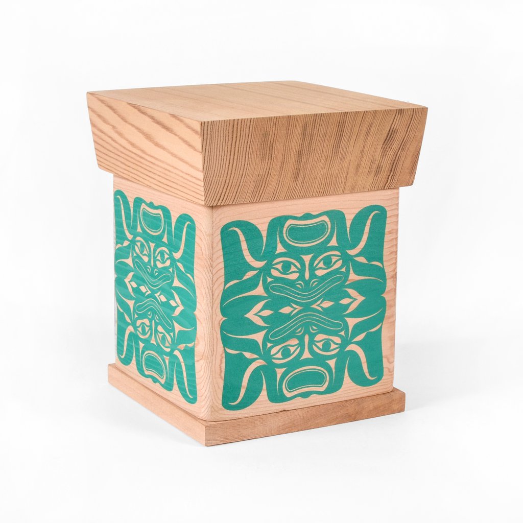 Screen Printed Bentwood Box | Frog by James Michels