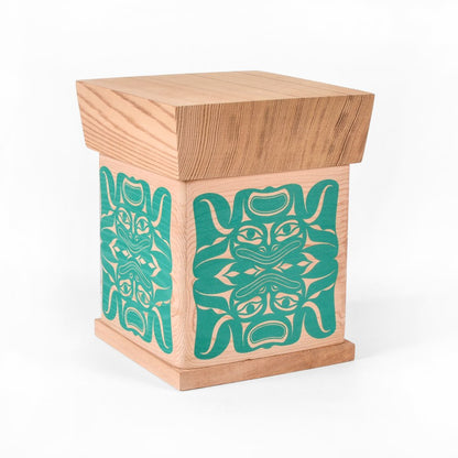 Screen Printed Bentwood Box | Frog by James Michels
