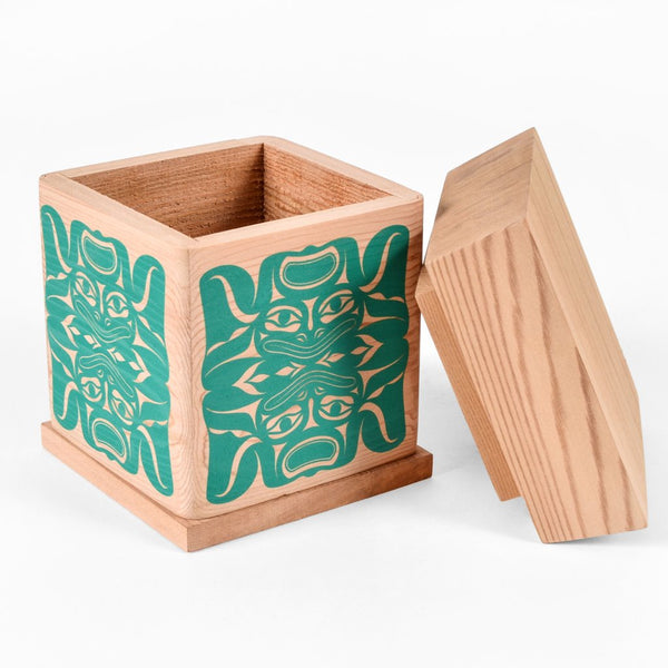 Screen Printed Bentwood Box | Frog by James Michels