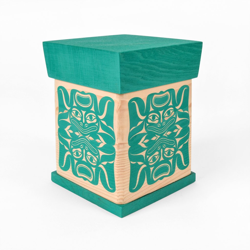 Screen Printed Bentwood Box | Frog by James Michels