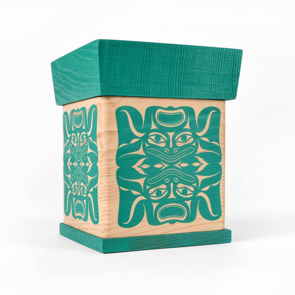 Screen Printed Bentwood Box | Frog by James Michels
