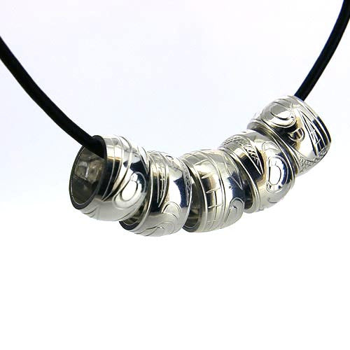 3 Sterling Silver Totem Beads | Various Designs by Justin Rivard