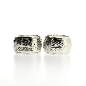 Sterling Silver Totem Bead | Eagle by Justin Rivard