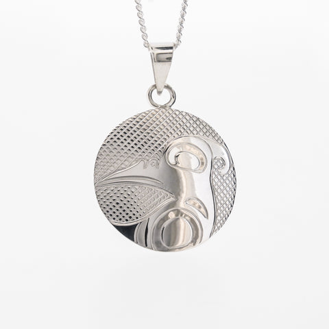Sterling Silver Pendant | Hummingbird by Justin Rivard