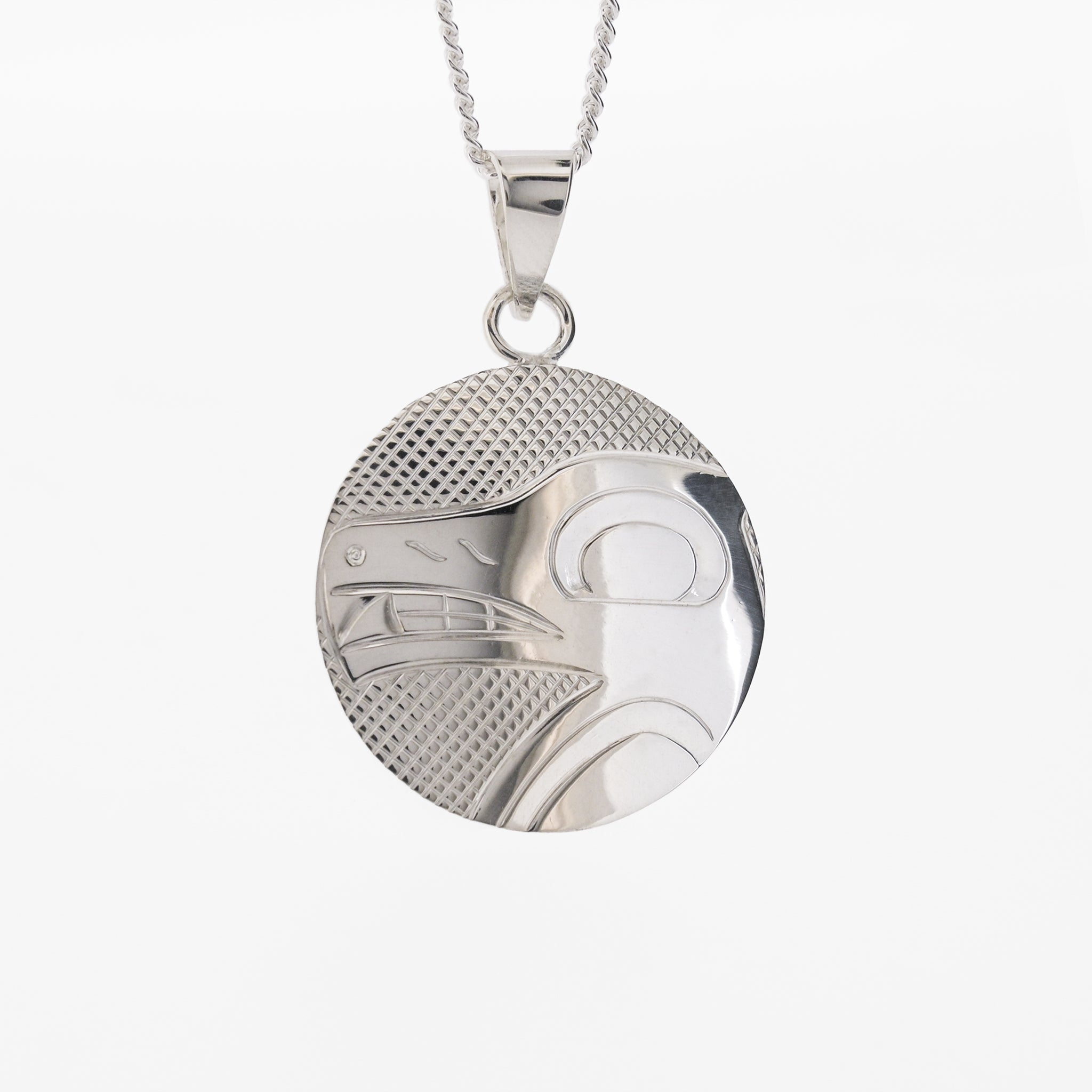 Sterling Silver Pendant | Wolf by Justin Rivard