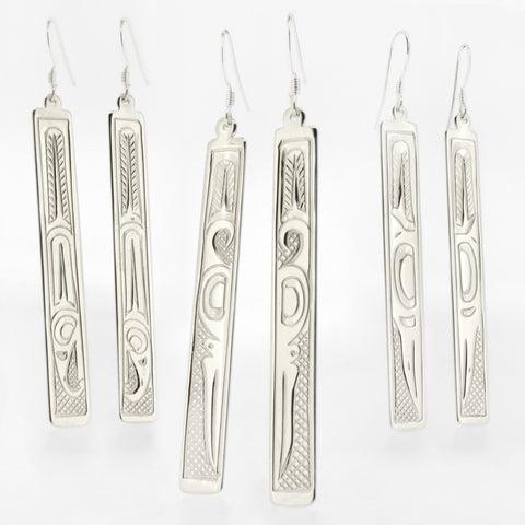 Sterling Silver Earrings | Various Designs by Justin Rivard