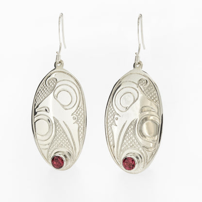 Sterling Silver and Stone Jewellery Set by Justin Rivard, Cree