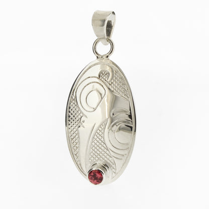 Sterling Silver and Stone Jewellery Set by Justin Rivard, Cree