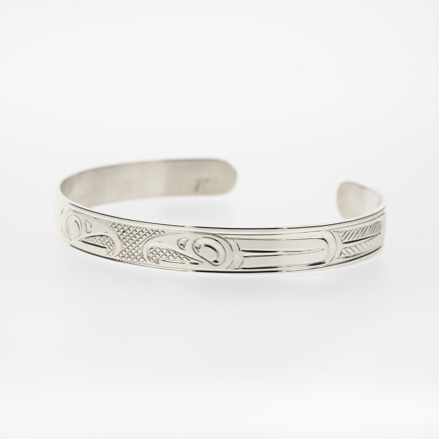 1/4" Sterling Silver Bracelet | Eagle by Justin Rivard