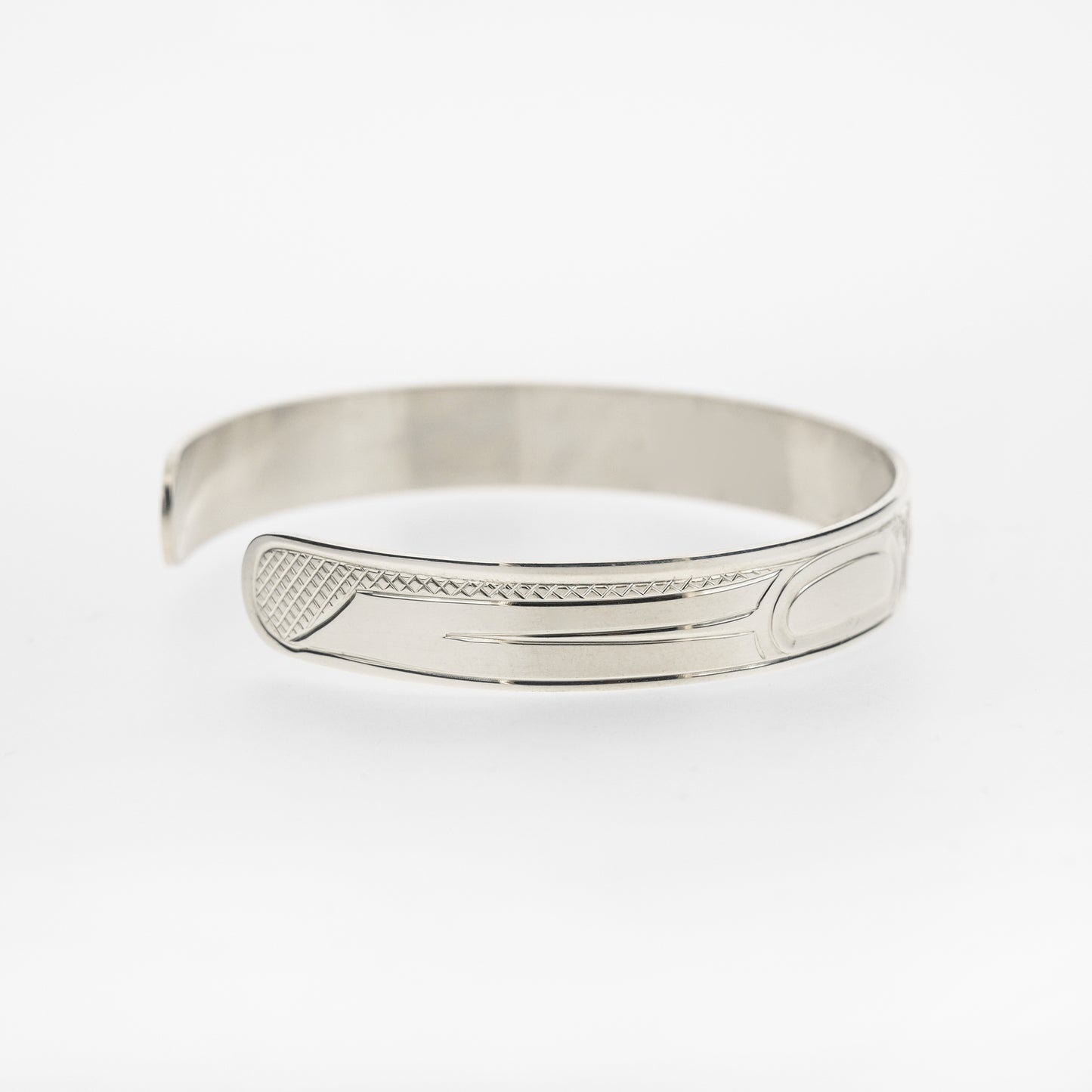 1/4" Sterling Silver Bracelet | Killerwhales by Justin Rivard