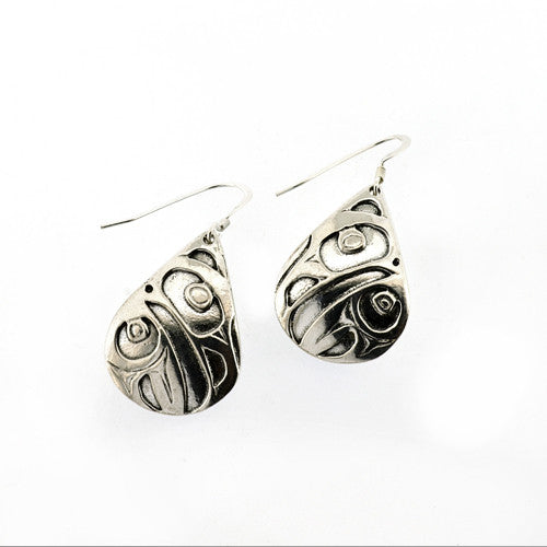 Cast Silver Earrings | Raven by Kelvin Thompson