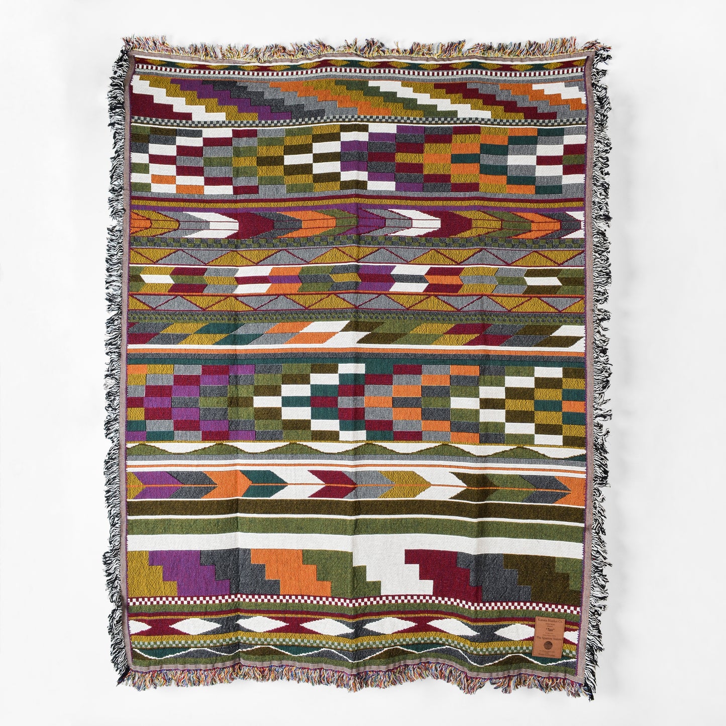 Cotton Tapestry Blanket | Ten by Debra and Robyn Sparrow