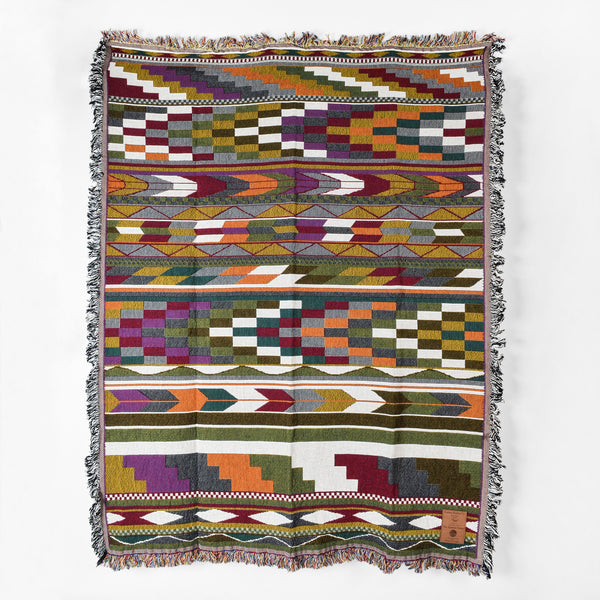 Cotton Tapestry Blanket | Ten by Debra and Robyn Sparrow