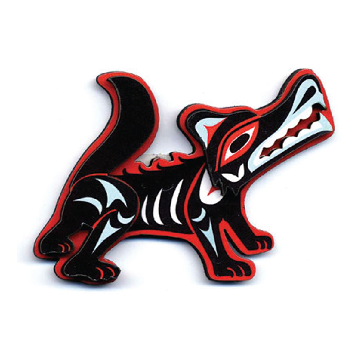 3D Acrylic Magnet | Wolf by Doug LaFortune