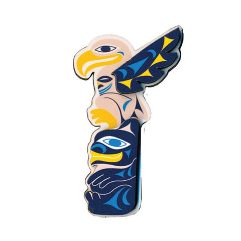 3D Acrylic Magnet | Eagle Bear Totem by Doug LaFortune