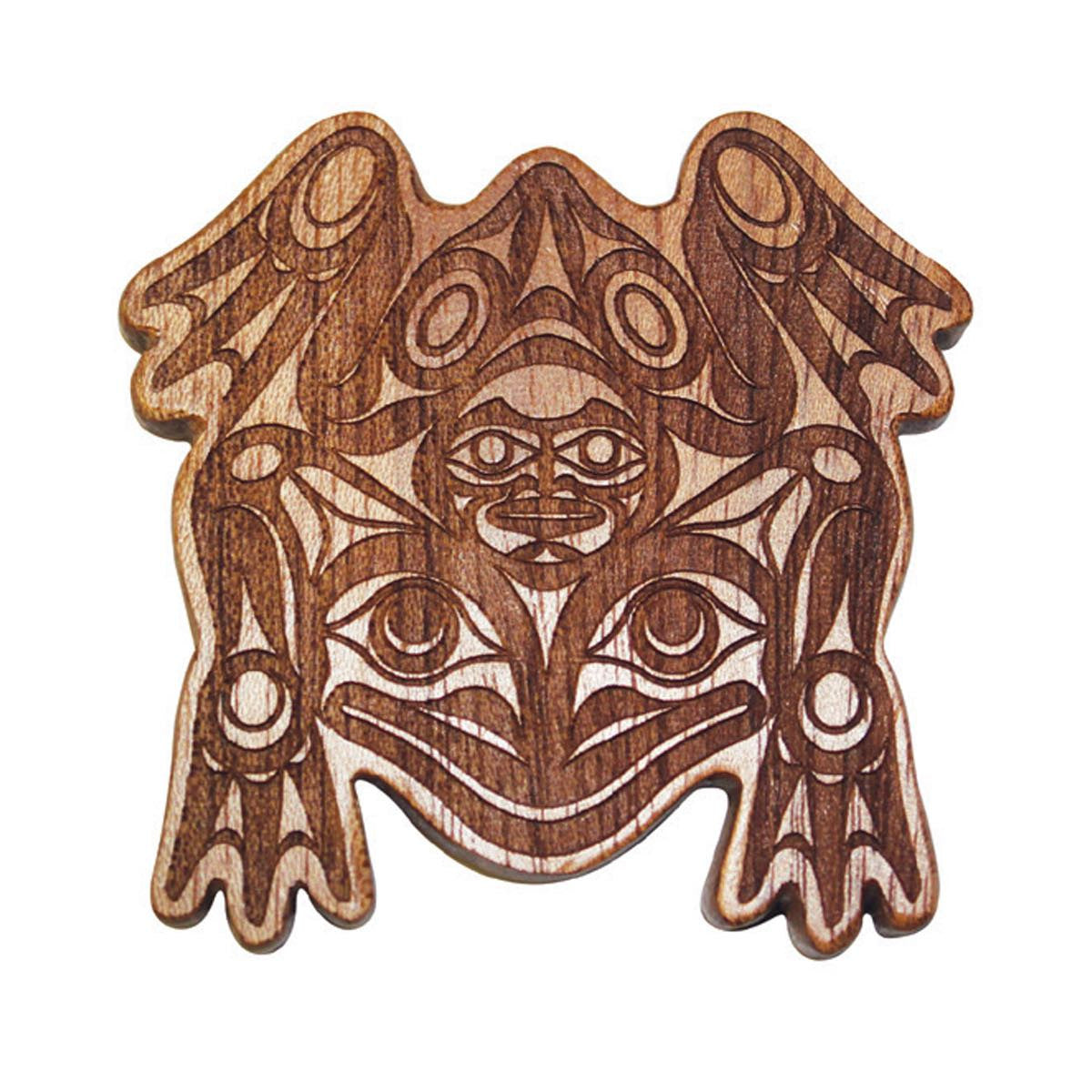 Reclaimed Mahogany Magnet | Frog by Joe Wilson-Sxwaset