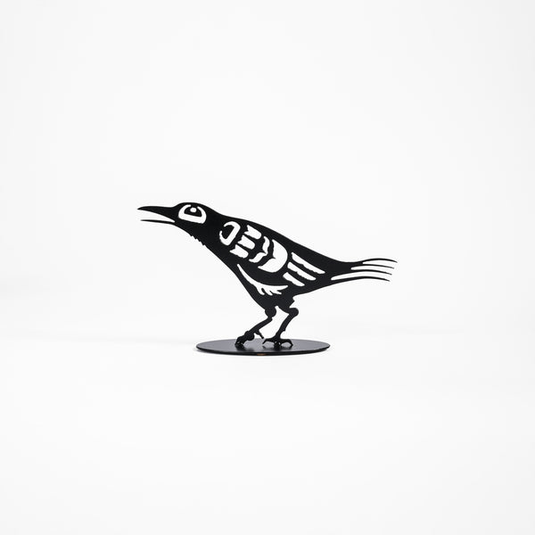 Steel Sculpture | Baby Crow by Noel Brown