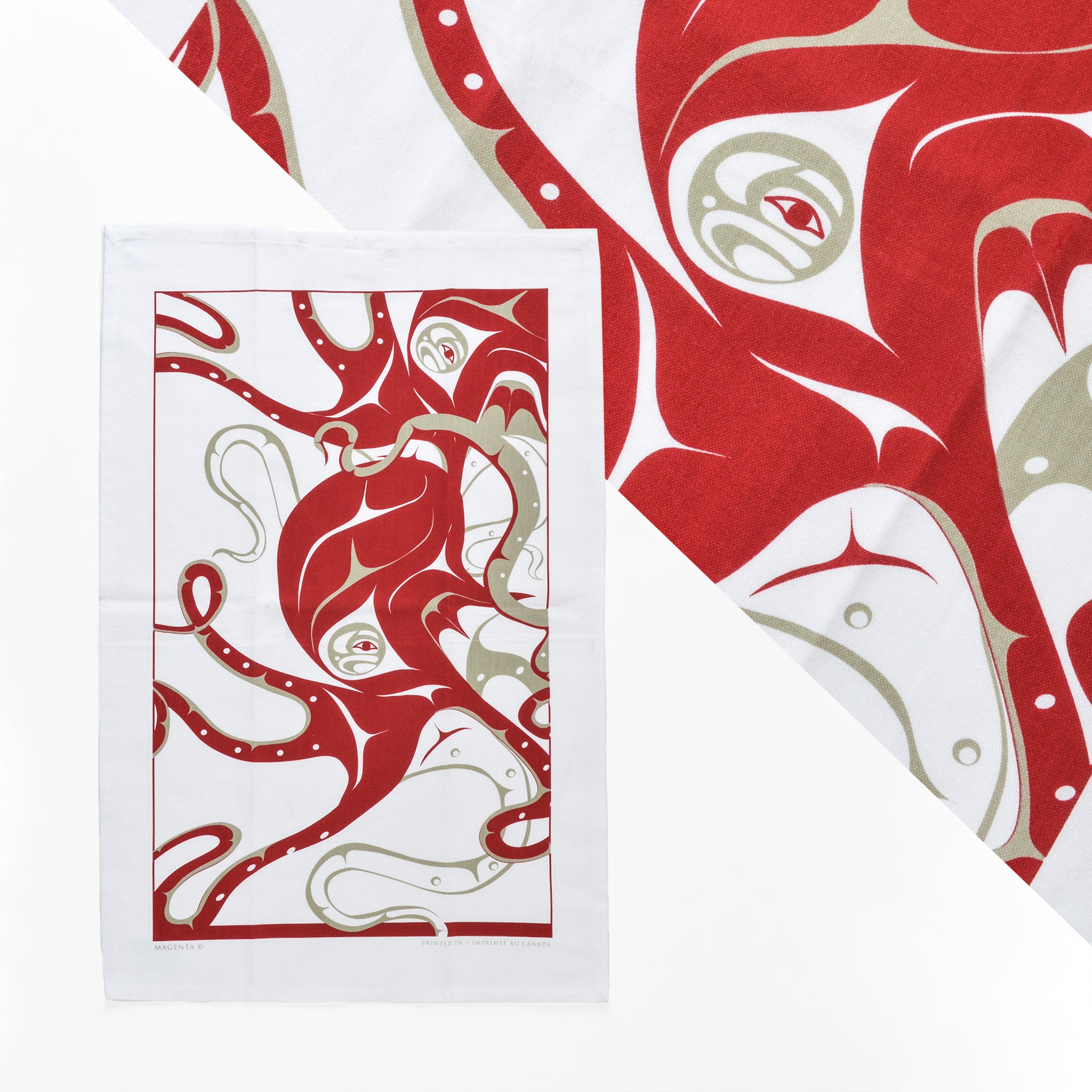 Cotton Tea Towel | Octopus by Andrew Williams