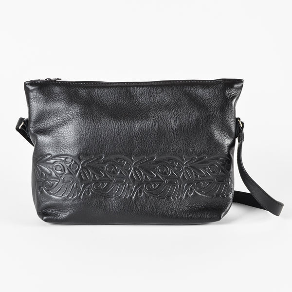 Deerskin Leather Shoulder Bag | Hummingbird by Bill Helin