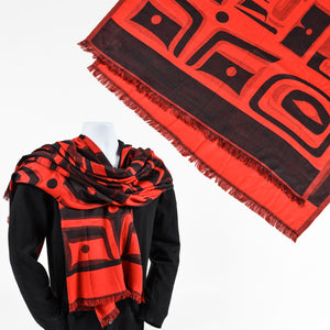 Polyester Jacquard Shawl | Chilkat by Bill Helin