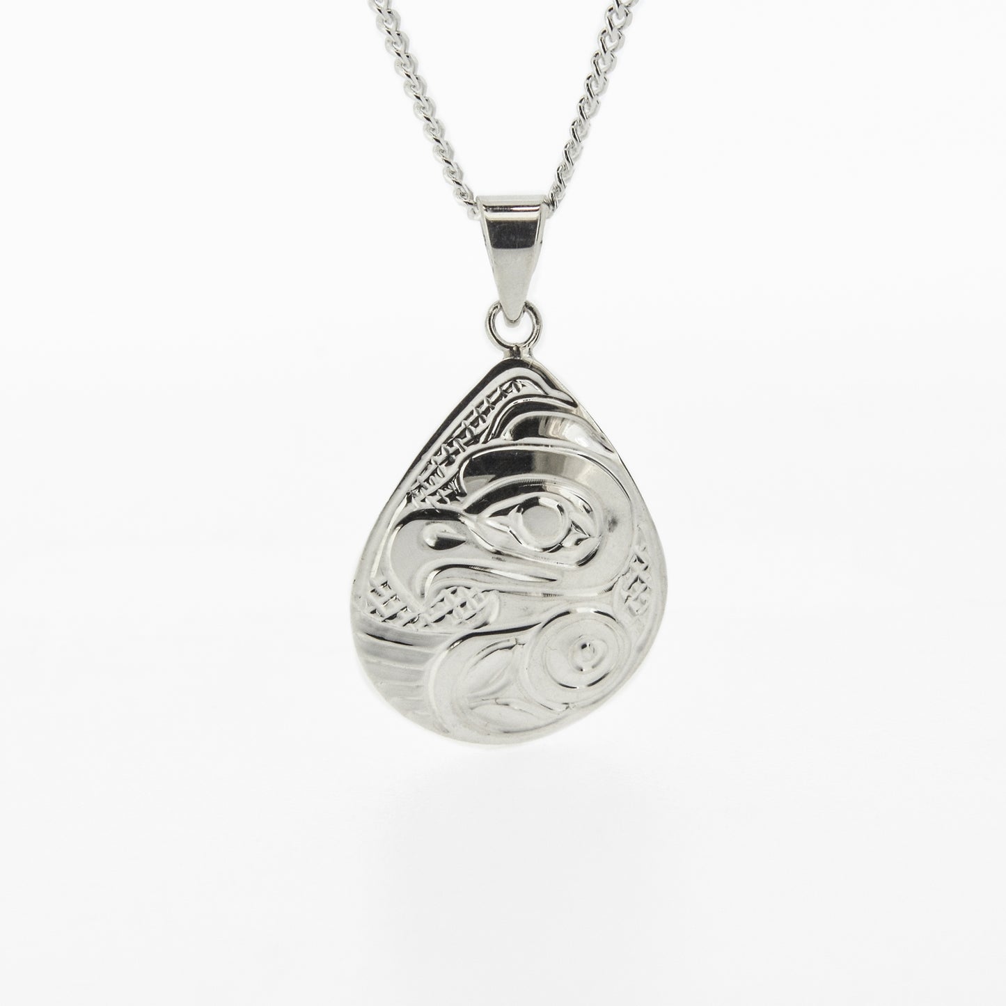 Sterling Silver Pendant | Eagle by Carrie Matilpi