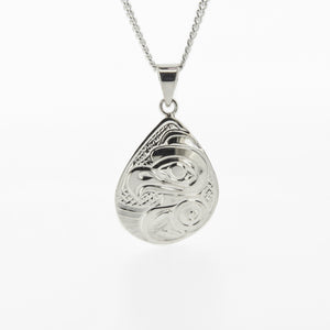 Sterling Silver Pendant | Eagle by Carrie Matilpi