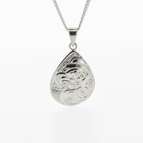 Sterling Silver Pendant | Eagle by Carrie Matilpi