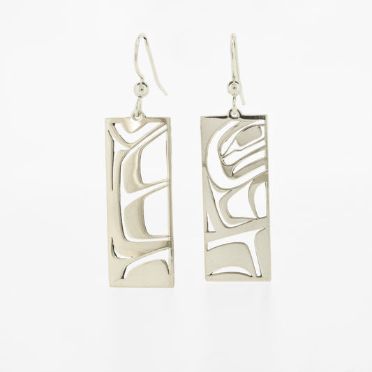 Sterling Silver Earrings | Raven Box by Grant Pauls