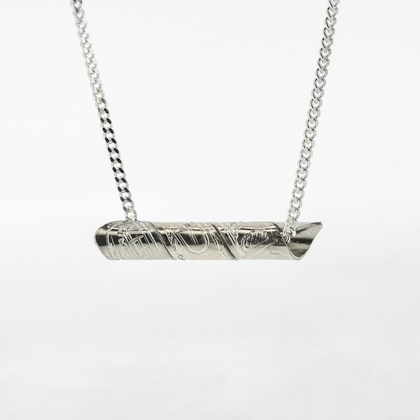 Sterling Silver Wrap Pendant | Wolf by Gilbert Pat