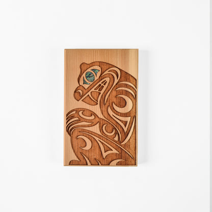 Small Cedar Panels with Abalone by Spirit Works