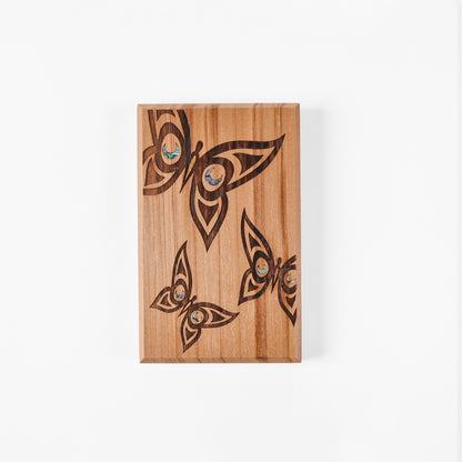 Small Cedar Panels with Abalone by Spirit Works