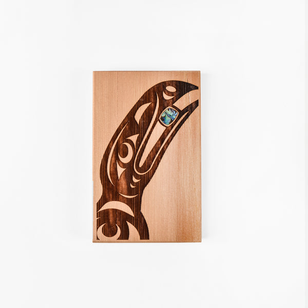 Small Cedar Panels with Abalone by Spirit Works