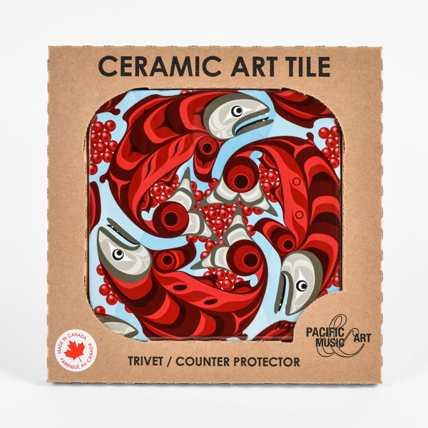 Ceramic Tile Trivet | The Return by Andy Everson