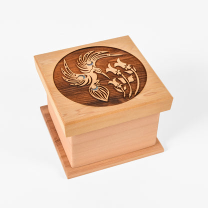 Large Red Cedar Box with Abalone by Spirit Works