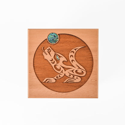 Small Red Cedar Boxes with Abalone by Spirit Works