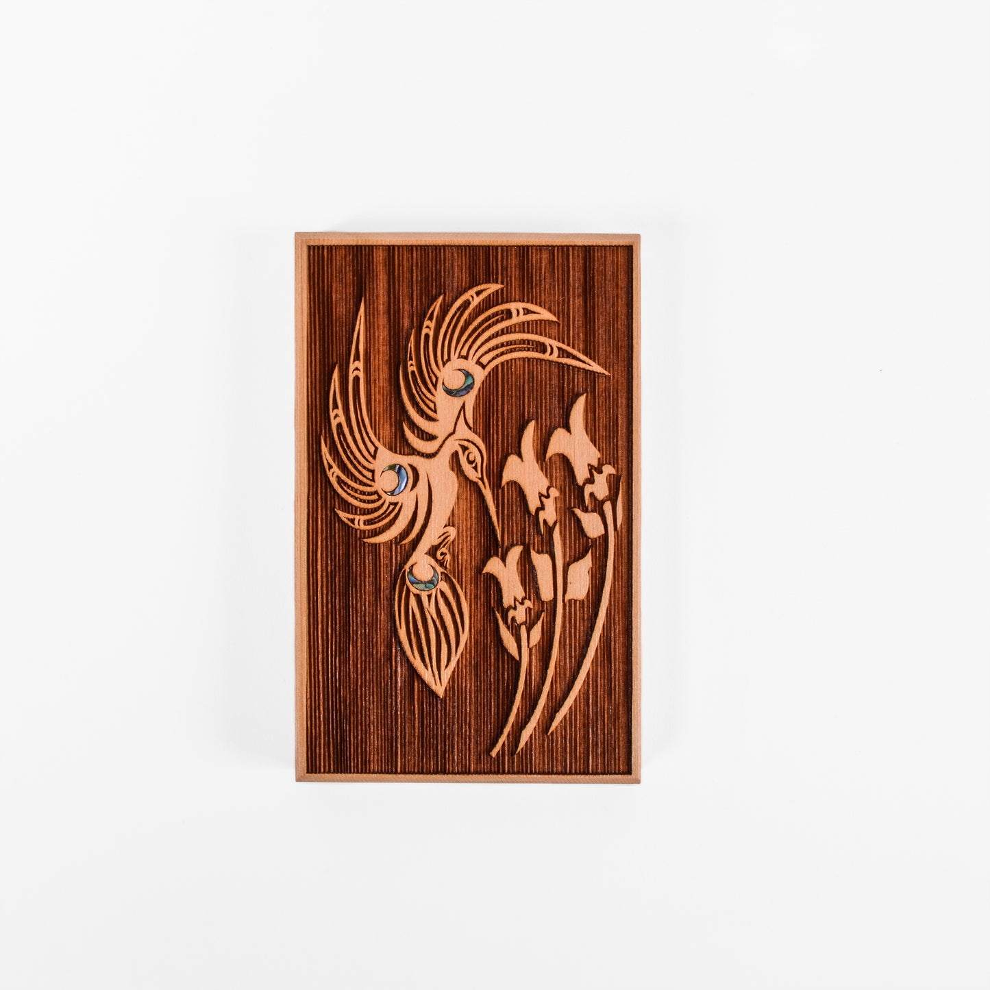 Small Cedar Panels with Abalone by Spirit Works