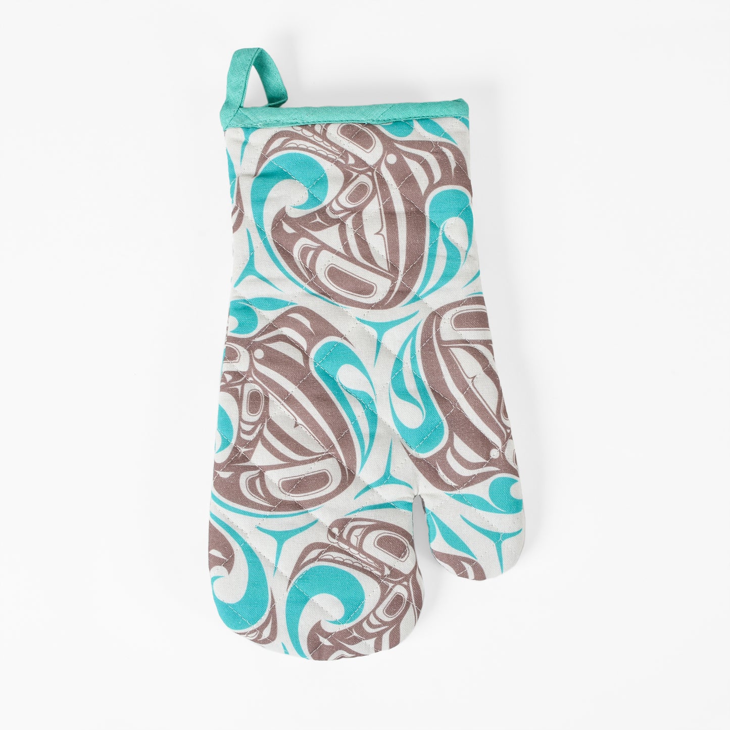 Printed Cotton Oven Mitt | Killer Whale by Trevor Angus