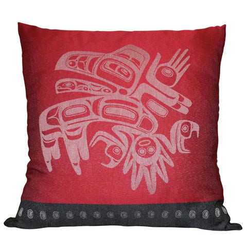 Pillow Cover | Running Raven by Morgan Asoyuf