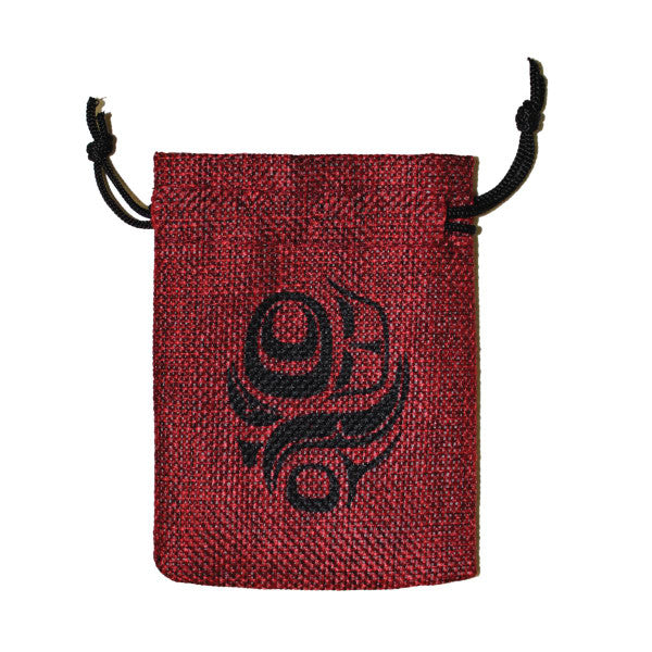 Jute Spirit Pouch | Salmon Spirit by Gordon White