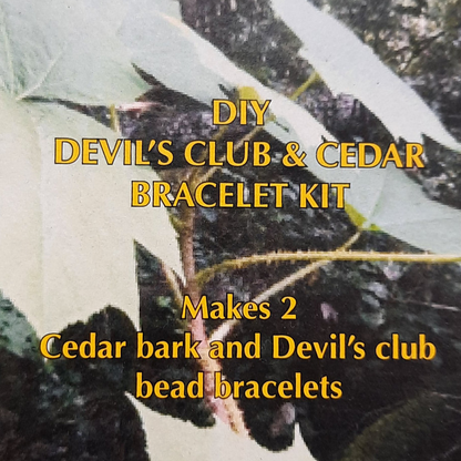 Devils Club & Cedar Bark Bracelet Weaving Kit by Jessica Silvey